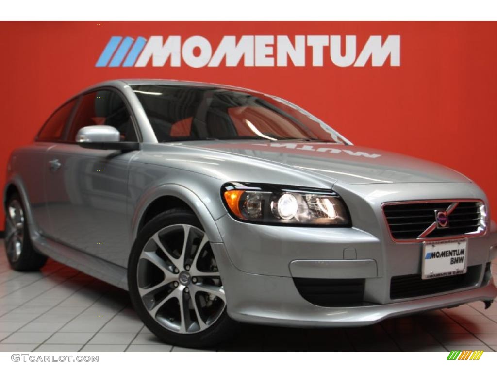 2008 C30 T5 Version 2.0 - Electric Silver Metallic / Off Black photo #1