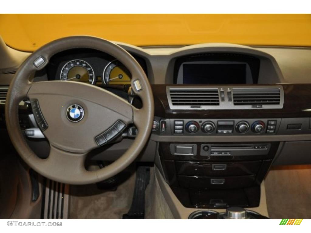 2008 7 Series 750i Sedan - Monaco Blue Metallic / Beige photo #5