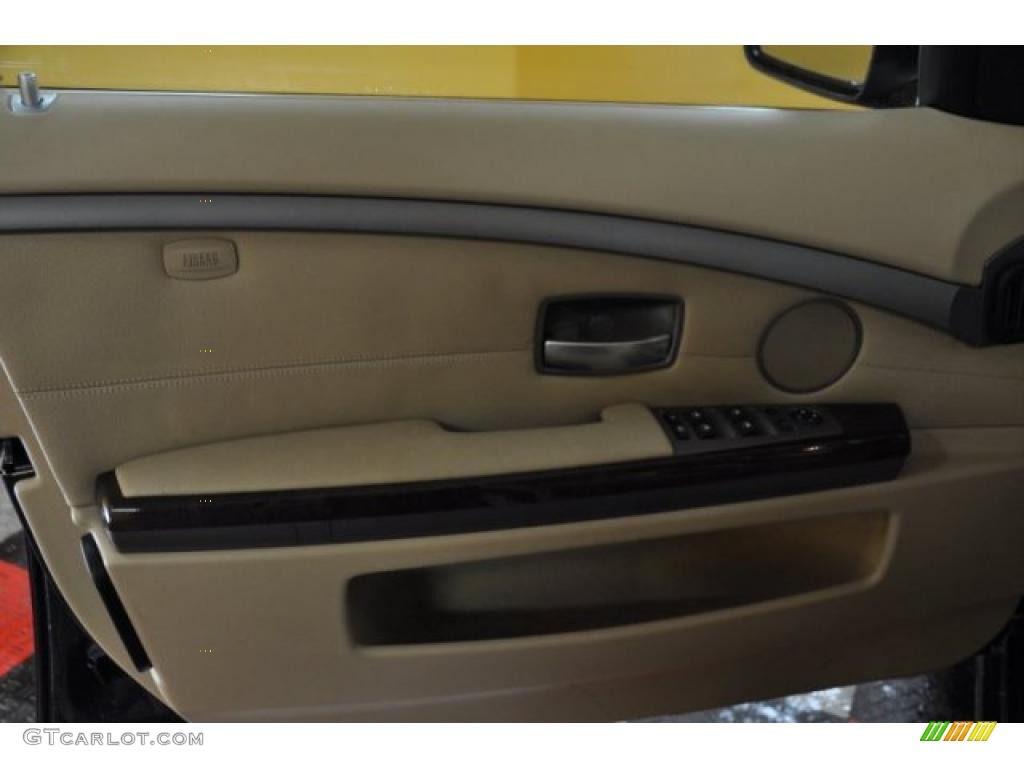 2008 7 Series 750i Sedan - Monaco Blue Metallic / Beige photo #13