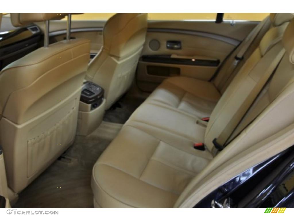 2008 7 Series 750i Sedan - Monaco Blue Metallic / Beige photo #15