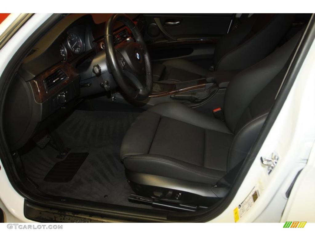 2008 3 Series 335i Sedan - Alpine White / Black photo #6