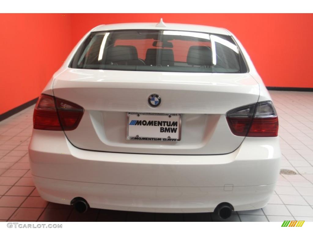 2008 3 Series 335i Sedan - Alpine White / Black photo #16