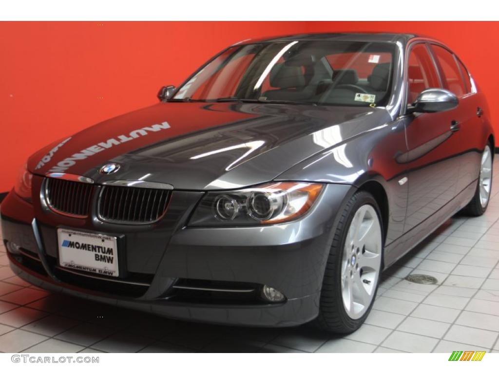 2008 3 Series 335i Sedan - Sparkling Graphite Metallic / Gray photo #2