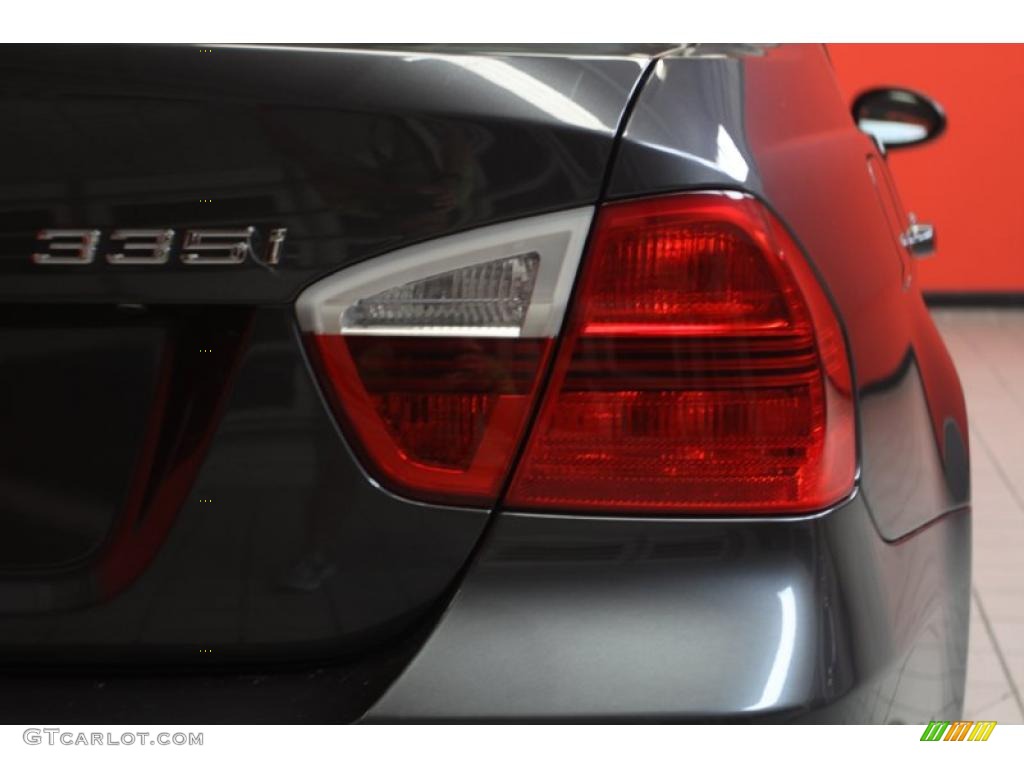 2008 3 Series 335i Sedan - Sparkling Graphite Metallic / Gray photo #17