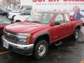 2004 Dark Cherry Red Metallic Chevrolet Colorado Extended Cab 4x4  photo #1