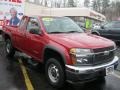 2004 Dark Cherry Red Metallic Chevrolet Colorado Extended Cab 4x4  photo #12