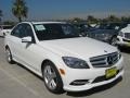 Arctic White 2011 Mercedes-Benz C 300 Sport Exterior