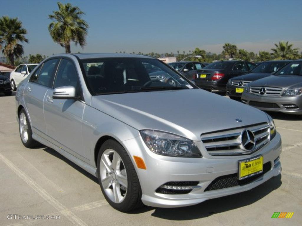 Iridium Silver Metallic 2011 Mercedes-Benz C 300 Sport Exterior Photo #46113629