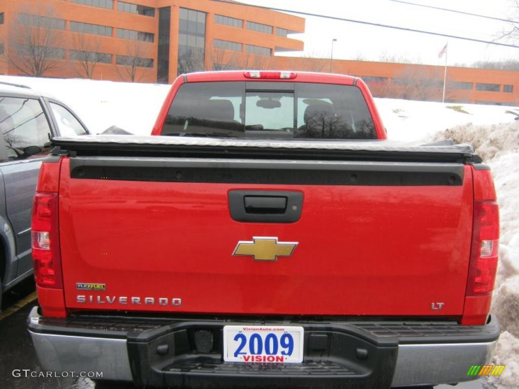 2009 Silverado 1500 LT Extended Cab 4x4 - Victory Red / Ebony photo #11