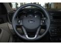 2011 Kia Optima Beige Interior Steering Wheel Photo