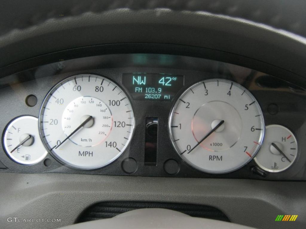 2008 Chrysler 300 Limited Gauges Photo #46114889