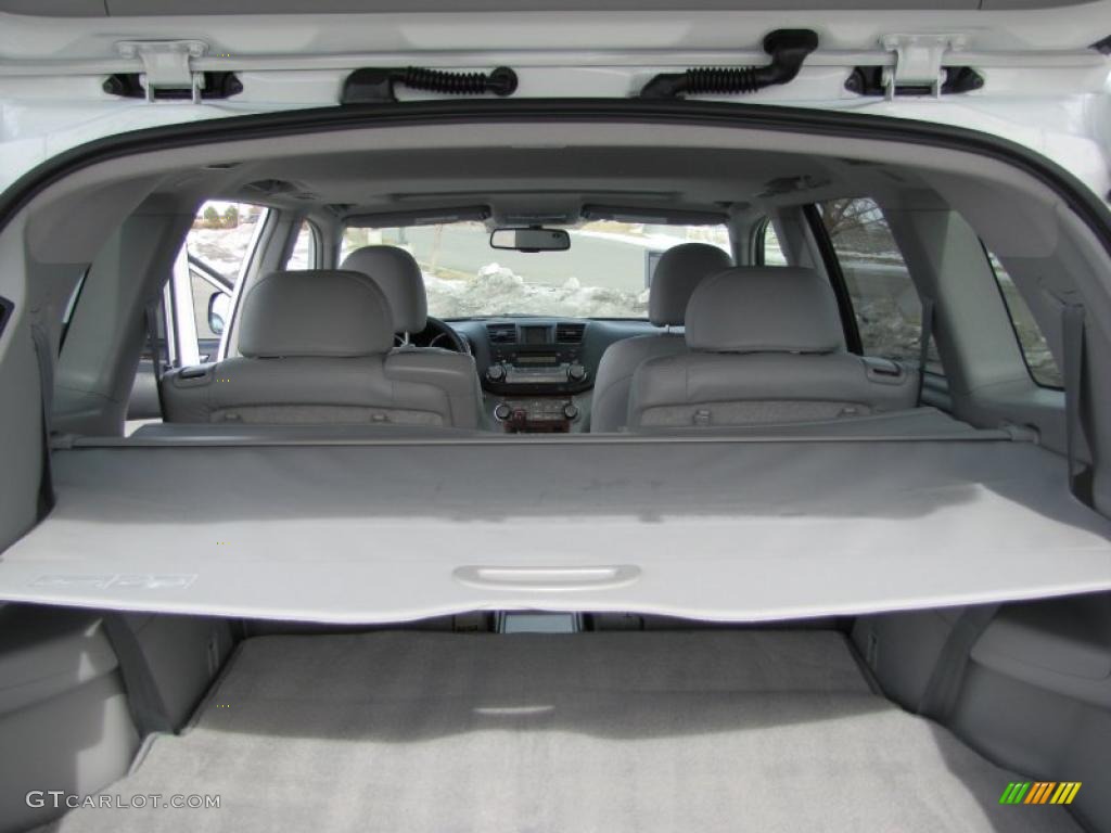 2009 Highlander Limited 4WD - Blizzard White Pearl / Sand Beige photo #12