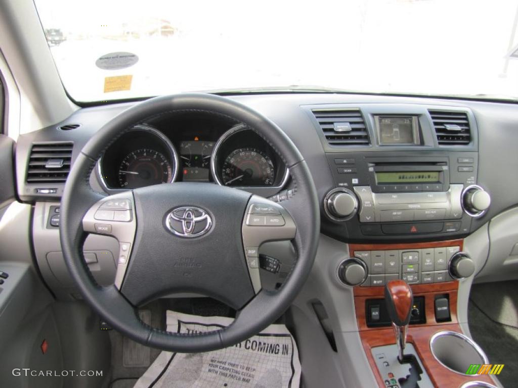 2009 Highlander Limited 4WD - Blizzard White Pearl / Sand Beige photo #15
