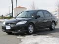 2005 Nighthawk Black Pearl Honda Civic EX Sedan  photo #7