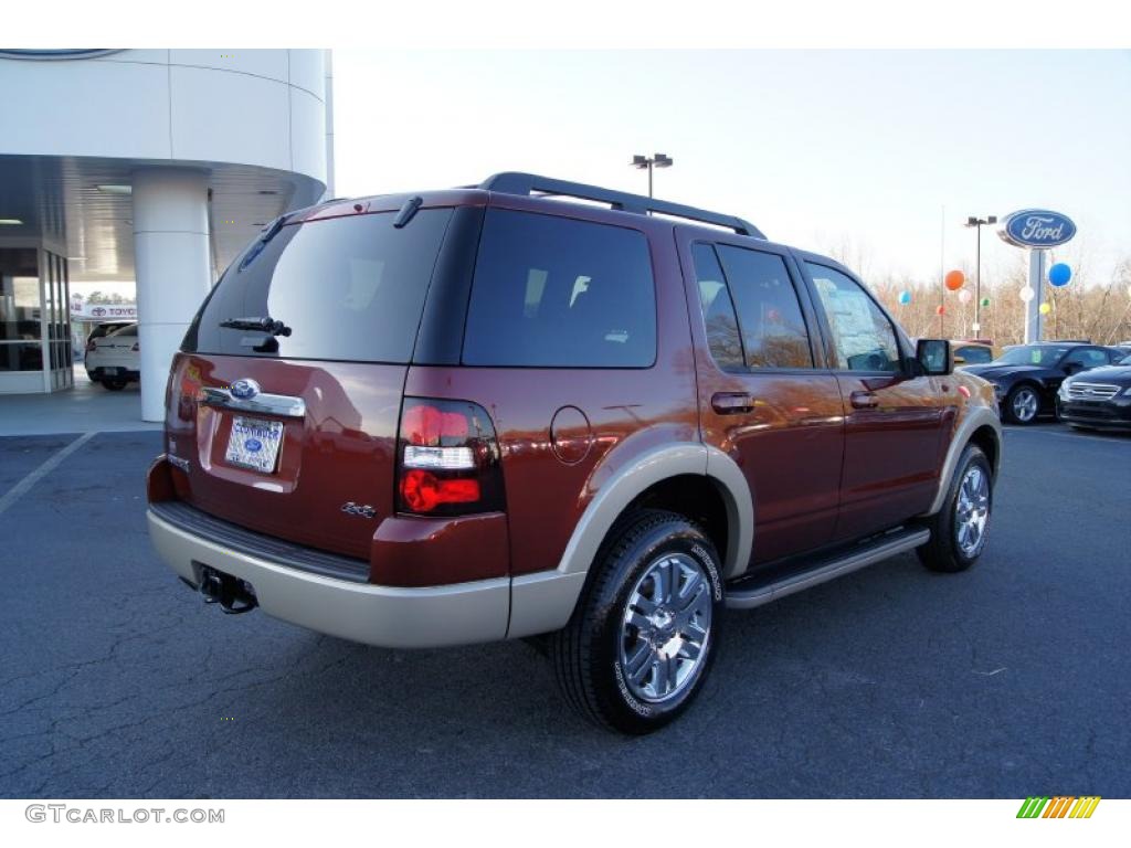 Dark Copper Metallic 2010 Ford Explorer Eddie Bauer 4x4 Exterior Photo #46117487