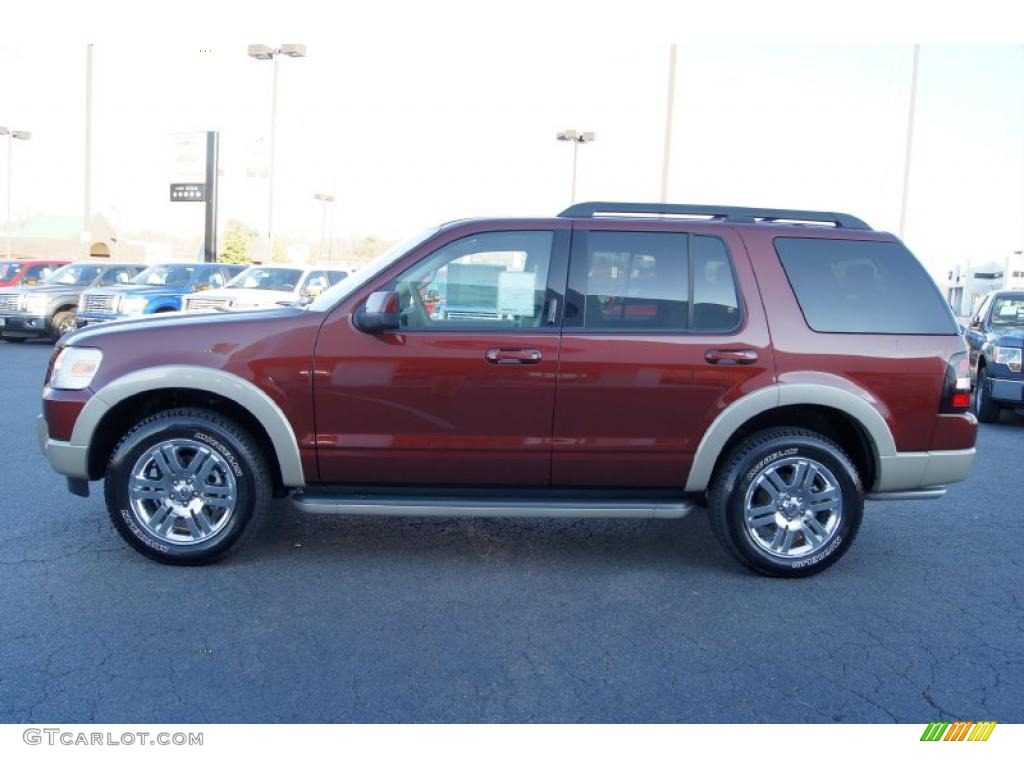 Dark Copper Metallic 2010 Ford Explorer Eddie Bauer 4x4 Exterior Photo #46117502