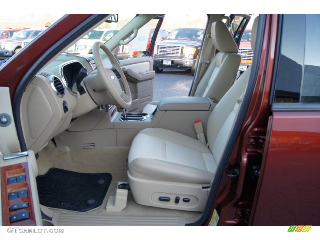 Camel Interior 2010 Ford Explorer Eddie Bauer 4x4 Photo #46117538