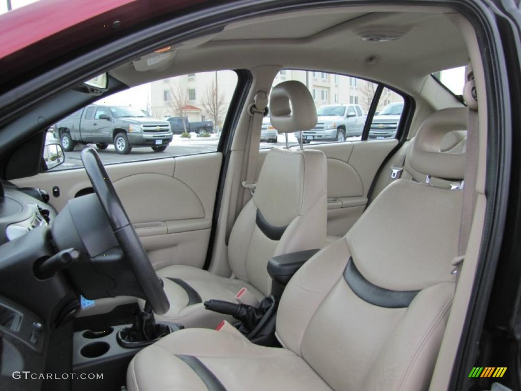 Tan Interior 2004 Saturn ION 3 Sedan Photo #46117574