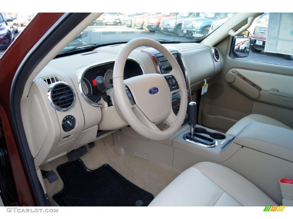 Camel Interior 2010 Ford Explorer Eddie Bauer 4x4 Photo #46117802