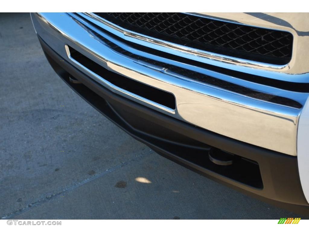 2009 Silverado 1500 LT Extended Cab - Summit White / Light Titanium photo #11