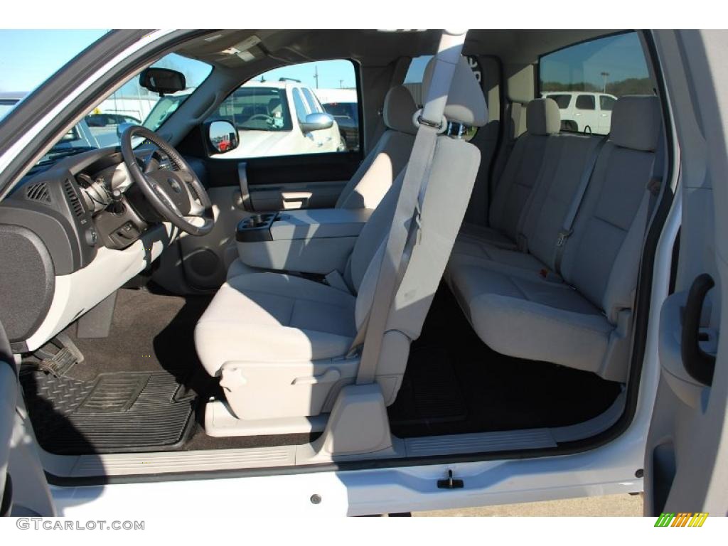 2009 Silverado 1500 LT Extended Cab - Summit White / Light Titanium photo #21