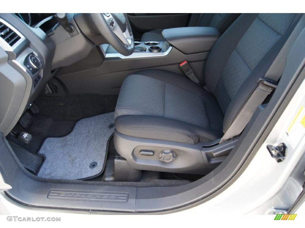 Charcoal Black Interior 2011 Ford Explorer XLT Photo #46117991