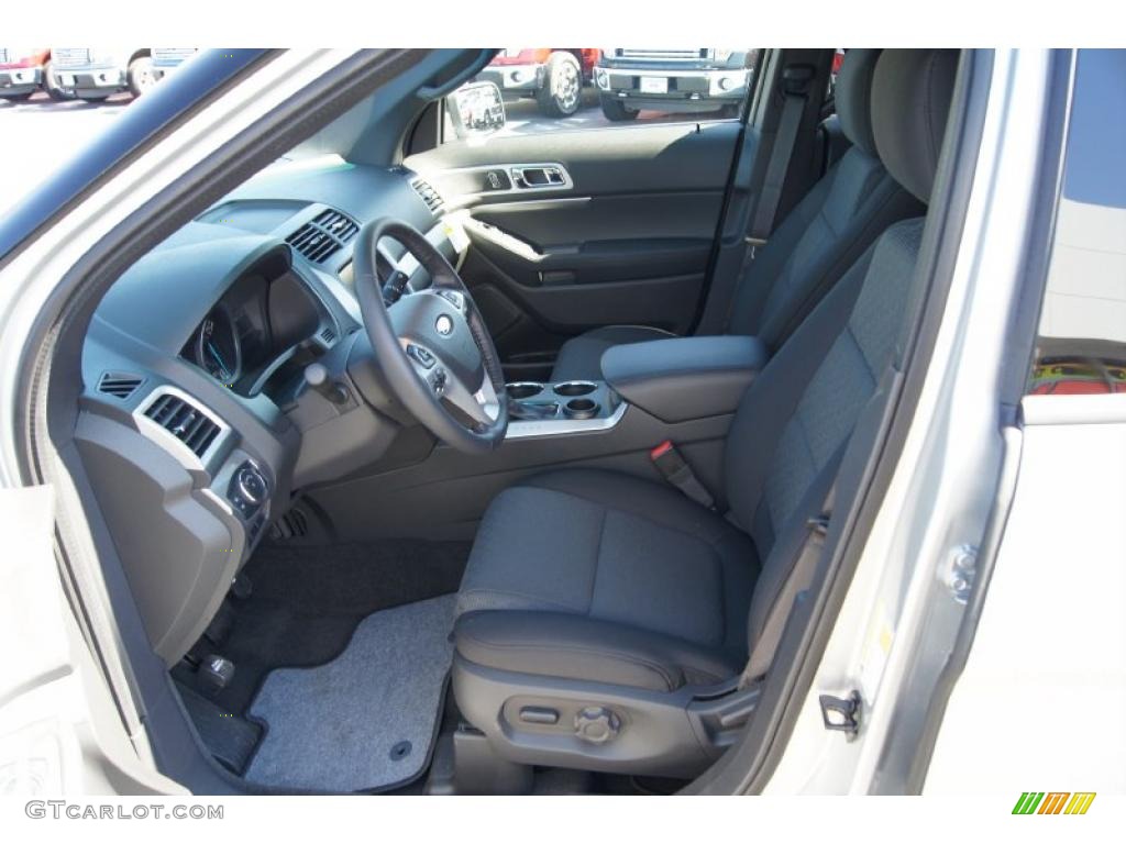 Charcoal Black Interior 2011 Ford Explorer XLT Photo #46118000