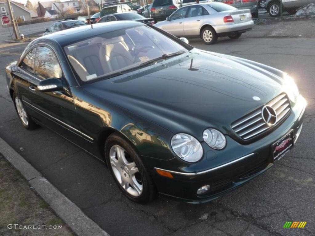 2005 CL 500 - Everest Green Metallic / Java photo #19