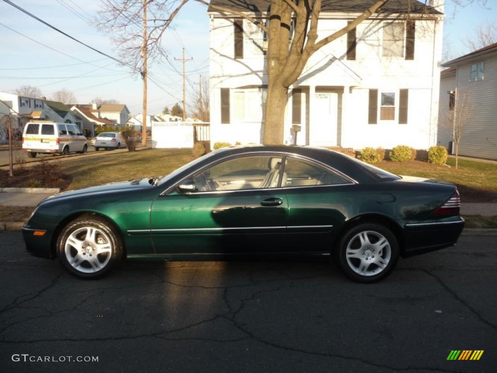 2005 CL 500 - Everest Green Metallic / Java photo #26