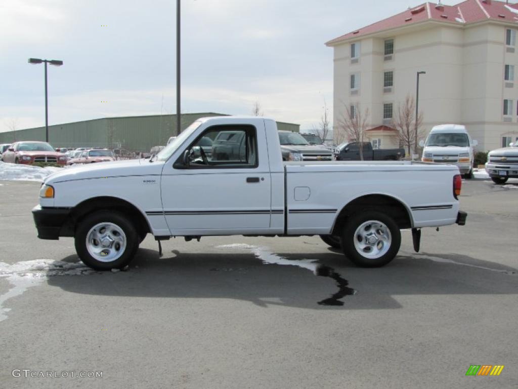 1998 B-Series Truck B2500 SX Regular Cab - Oxford White / Gray photo #1