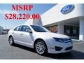 2011 White Platinum Tri-Coat Ford Fusion SEL  photo #1