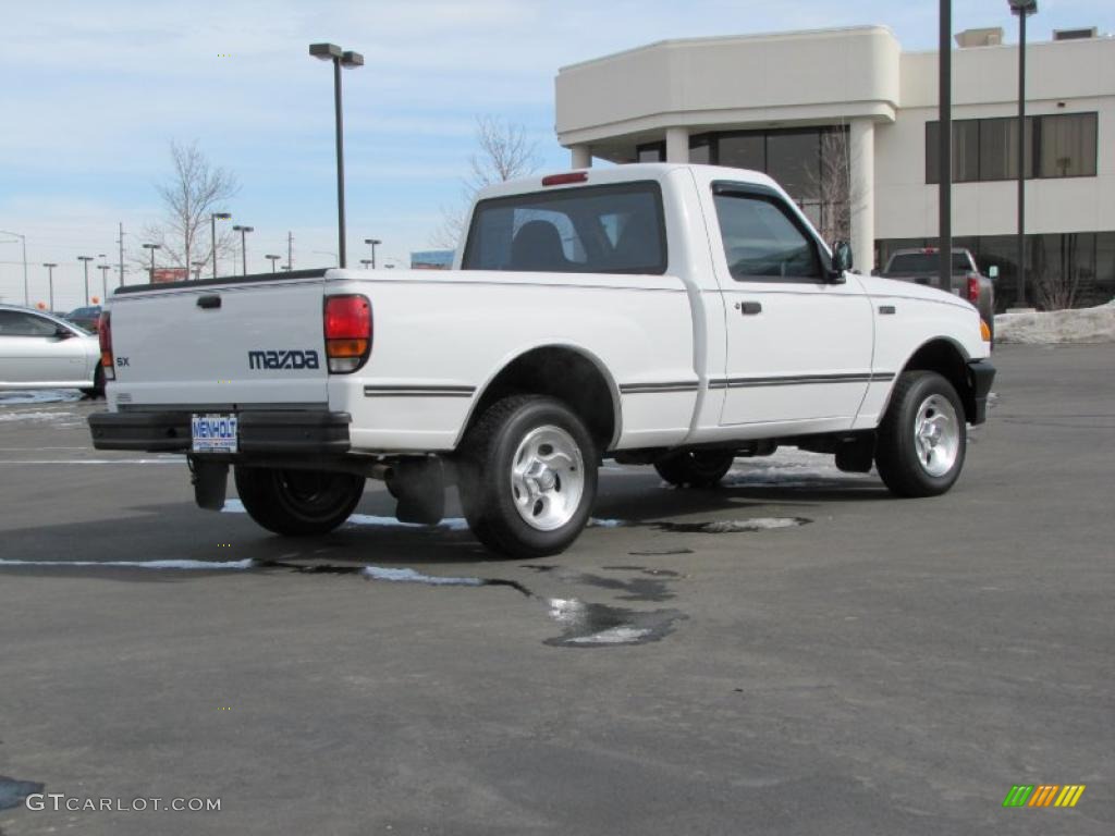 1998 B-Series Truck B2500 SX Regular Cab - Oxford White / Gray photo #4