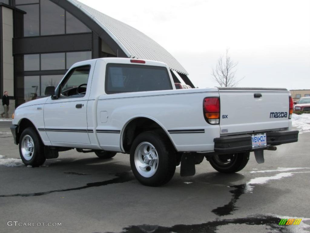 1998 B-Series Truck B2500 SX Regular Cab - Oxford White / Gray photo #6