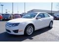 2011 White Platinum Tri-Coat Ford Fusion SEL  photo #6