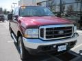 2004 Dark Toreador Red Metallic Ford F250 Super Duty XLT SuperCab 4x4  photo #5