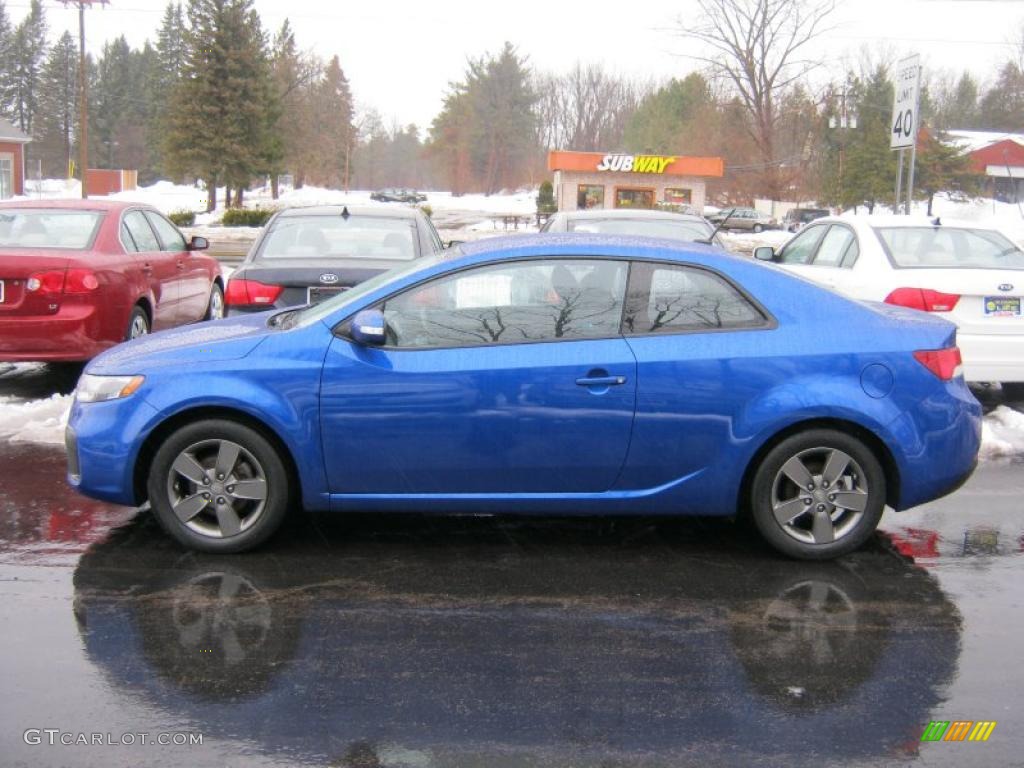 Corsa Blue 2010 Kia Forte Koup EX Exterior Photo #46119113