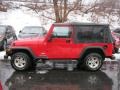 2004 Flame Red Jeep Wrangler Unlimited 4x4  photo #10
