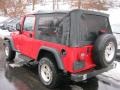 2004 Flame Red Jeep Wrangler Unlimited 4x4  photo #11