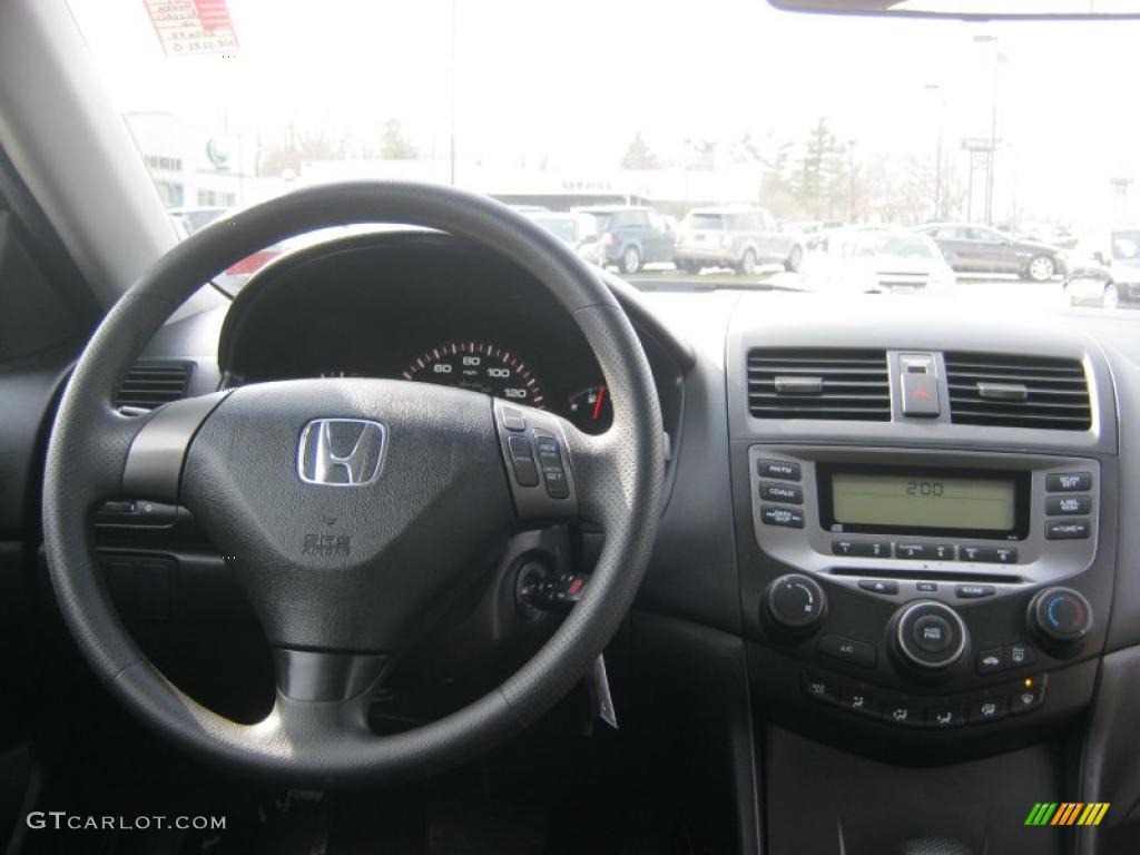 2007 Accord LX Coupe - Nighthawk Black Pearl / Gray photo #4