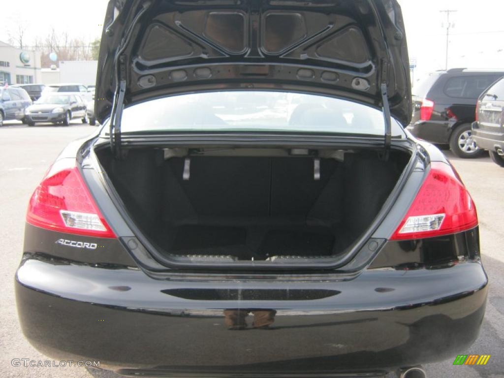 2007 Accord LX Coupe - Nighthawk Black Pearl / Gray photo #6