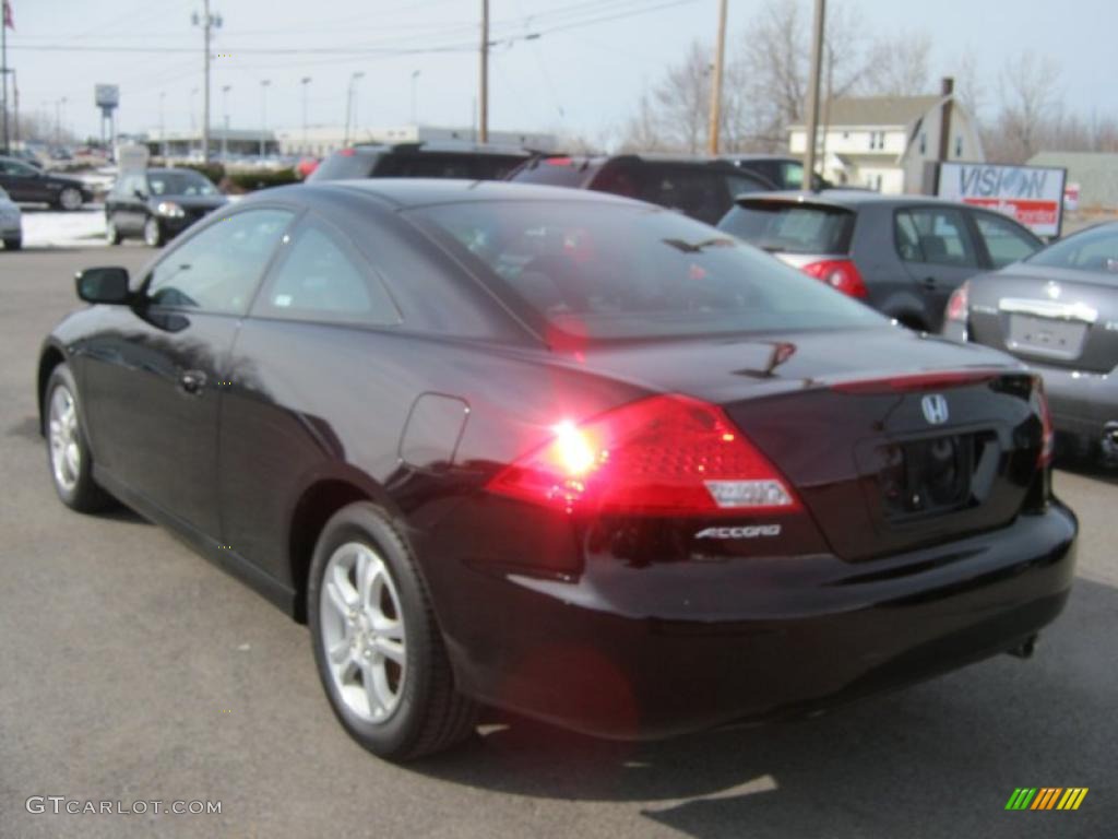 2007 Accord LX Coupe - Nighthawk Black Pearl / Gray photo #15