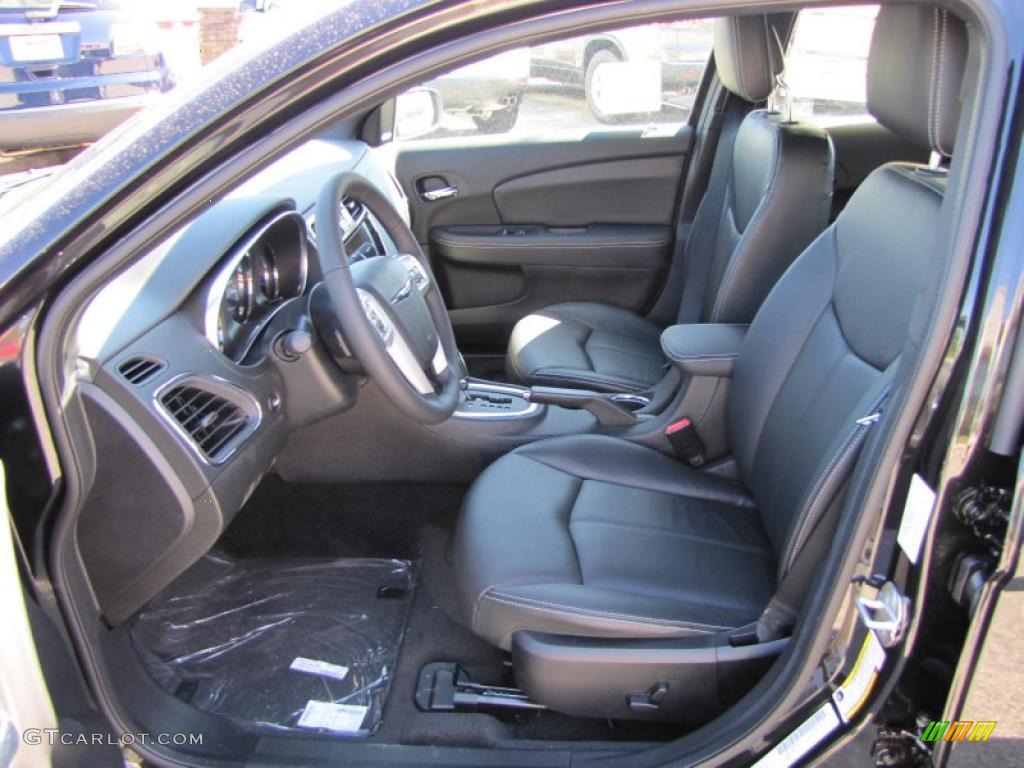 Black Interior 2011 Chrysler 200 Limited Photo #46121091