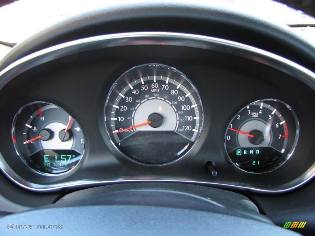 2011 Chrysler 200 Limited Gauges Photo #46121190