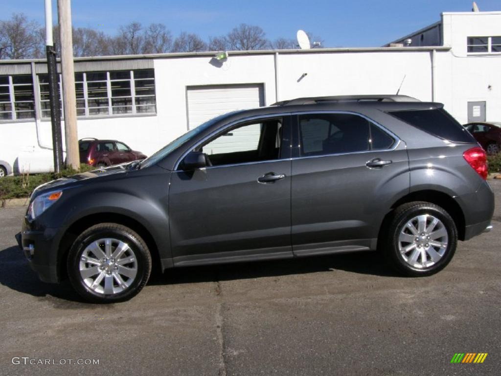Cyber Gray Metallic 2011 Chevrolet Equinox LT AWD Exterior Photo #46121422
