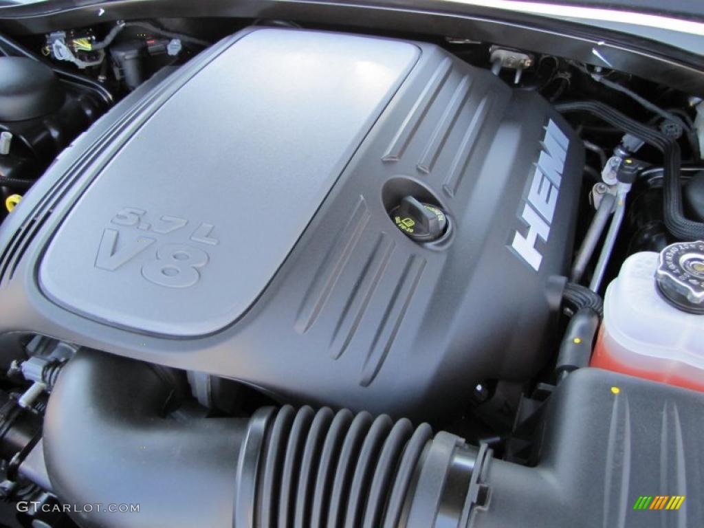 2011 Dodge Charger R/T Plus 5.7 Liter HEMI OHV 16-Valve Dual VVT V8 Engine Photo #46121613