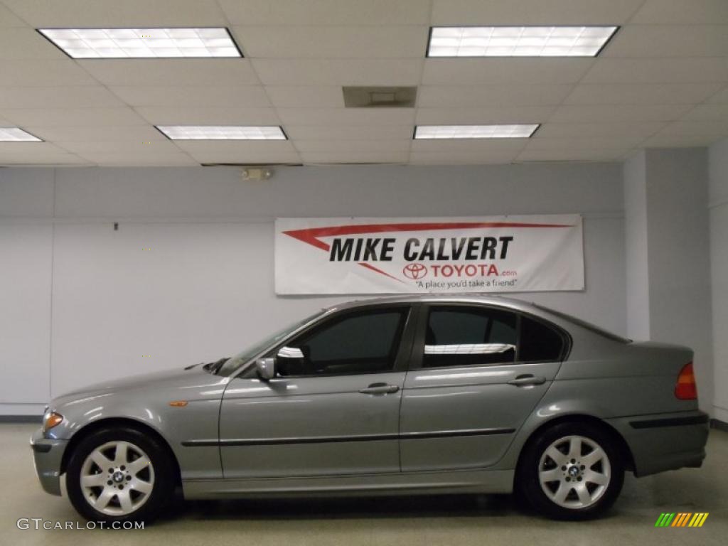 2004 3 Series 325i Sedan - Silver Grey Metallic / Black photo #3