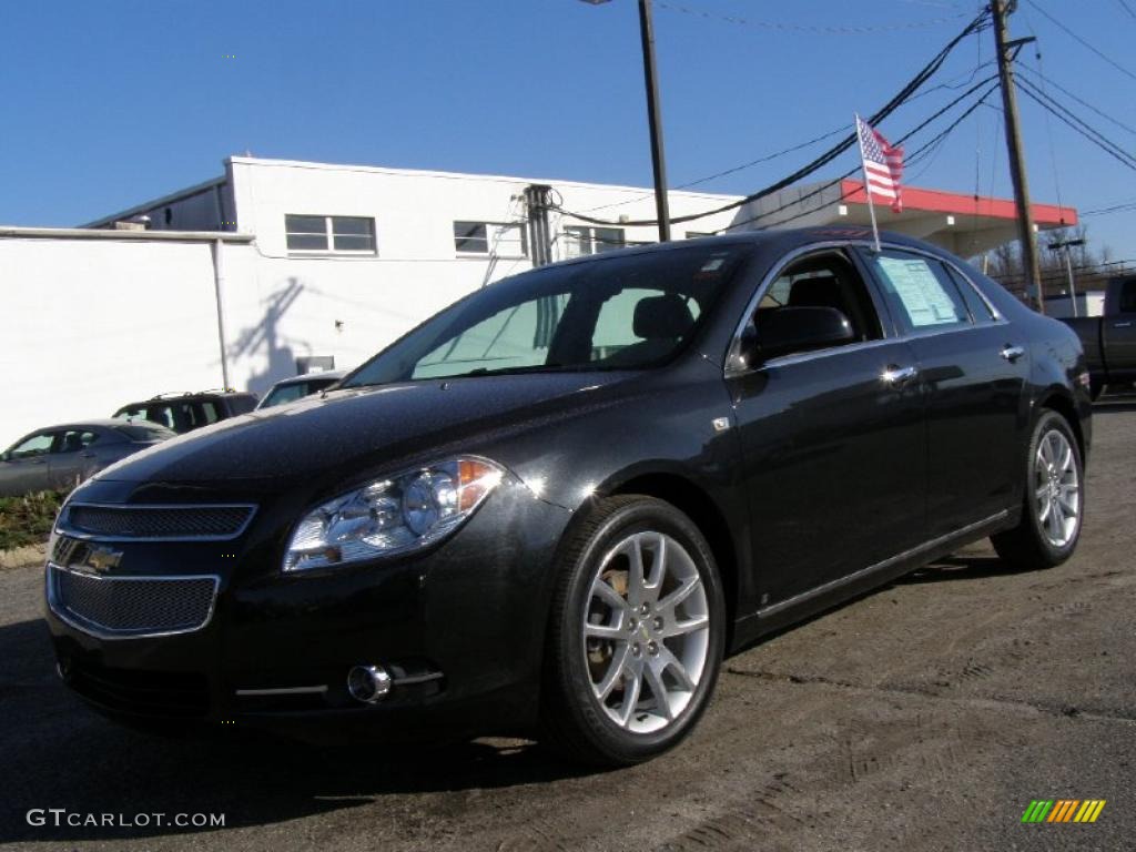 2008 Malibu LTZ Sedan - Black Granite Metallic / Cocoa/Cashmere Beige photo #1