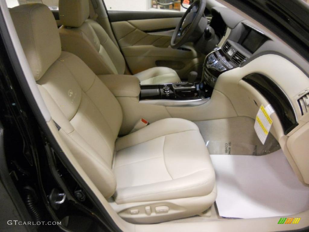 Wheat Interior 2011 Infiniti M 37x AWD Sedan Photo #46122675