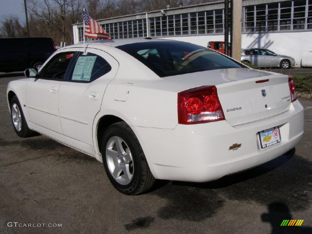 2010 Charger SXT - Stone White / Dark Slate Gray photo #5