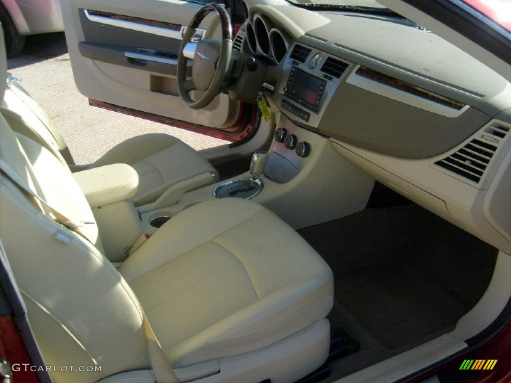 Medium Pebble Beige/Cream Interior 2008 Chrysler Sebring Limited Hardtop Convertible Photo #46123389